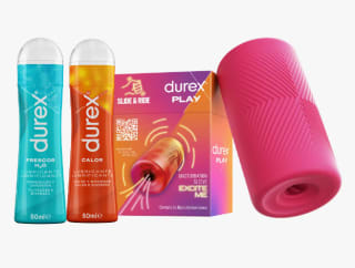 Durex Pack Masturbador SLIDE & RID + 2 Geles lubricante efecto frio y calor por 30,40€