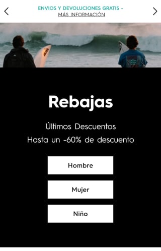 Código 20% Descuento adicional en tienda online de Quiksilver