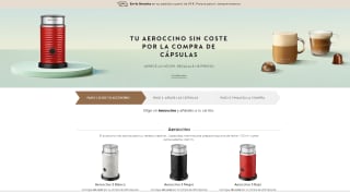 Espumador Aeroccino 3 gratis con compra
