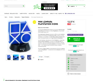 Mini Lámpara Playstation Icons por solo 12,37€