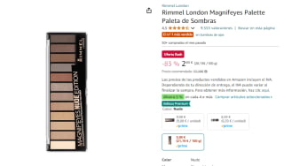 Rimmel London Magnifeyes Palette Paleta de Sombras por 2,85€