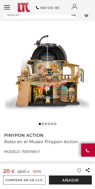 Robo en el Museo Pinypon Action por 20€.