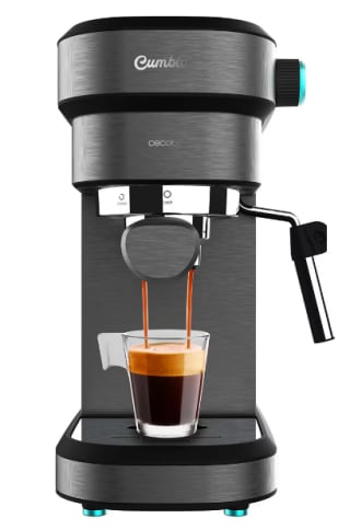 Cafetera manual espresso Cecotec Cafelizzia 890 Dark con sistema Thermoblock por 53.03€