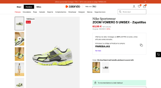 Nike Zoom Vomero 5 Unisex por 51,16€