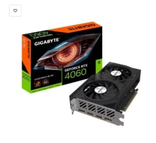 Tarjeta gráfica Gigabyte GeForce RTX 4060 WINDFORCE OC 8GB GDDR6 DLSS3 OC 8GB GDDR6 DLSS3 por 289€
