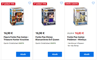 70% descuento Funko segunda unidad grandes ofertas Carrefour
