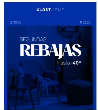 Rebajas hasta 40% de descuento en Klast
