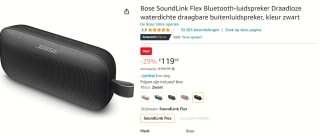Bose SoundLink Flex voor €119,99 bij Amazon