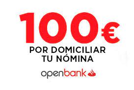 100€ de regalo por domiciliar nómina, pensión o prestación de al menos 900€