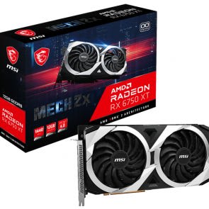 MSI Radeon RX 6750 XT MECH Videokaart (incl. 2 gratis games) voor €459,95 bij Azerty