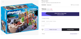 Playmobil Caballeros en Superset Castillo por 11.24€