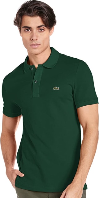 Lacoste Ribbed Collar Polo Heren maat L voor €49,95 bij Amazon