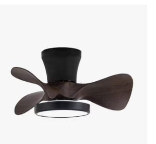 Ventilador Dc Candy Negro Madera Led Dimable Con Memoria De Color Akunadecor por 71.95€ (Cuenta Nueva 59.95€)