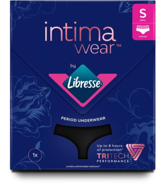 Intimawear by Libresse - Menstruatie ondergoed - Hipster - Zwart voor €12,10 bij Bol.com