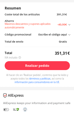 Móvil Oneplus ACE 2 Pro 5G 12GB 256GB por 351,31€