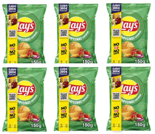6 Bolsas de Lay's Campesinas Patatas Fritas 150g por 6.99€