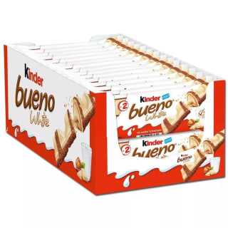 Caja de 30 unidades de 2 Barritas de Kinder Bueno White por 13.1€