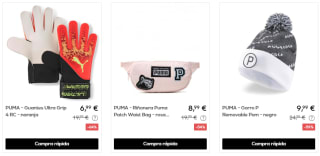 Ropa y calzado PUMA desde solo 6,99€