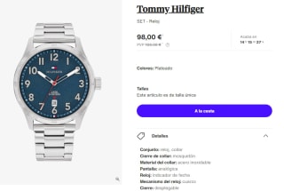 Reloj para Hombre Tommy Hilfiger por 98€
