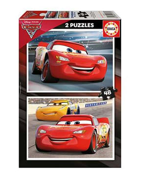 Puzle marca Educa modelo Cars de 3 2x48 piezas por 4,90€ (portes gratis socios)