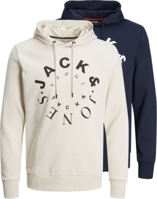 2 pack jack and Jones hoodie's voor €27,50 bij bol