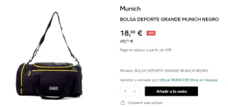MUNICH - Bolsa deporte grande por 18€