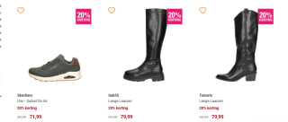 10% extra korting op sale en op de nieuwe collectie 20% korting bij Schuurman schoenen