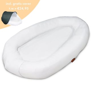 Korting bij Bol.com op Deryan Luxe Babynestje - wit - Inclusief draagtas