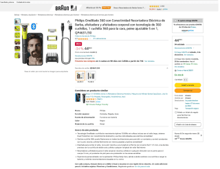 Recortadora Philips OneBlade 360 por solo 44,99€