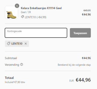 10% korting op de nieuwe collectie van Donelli