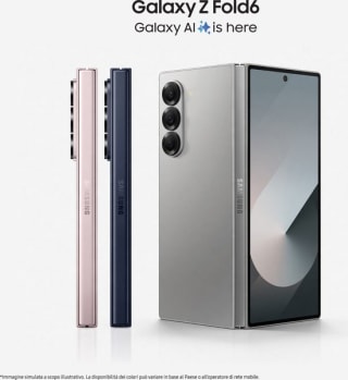 Samsung Galaxy Z Fold6, 512GB opslag Zilver voor €1.459,10 bij Bol