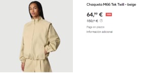 Chaqueta para Mujer The North Face M66 Tek Twill por 64.99€