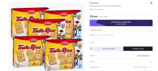 5 packs de Galleta tosta rica 570g cada uno por tan solo 11,62€