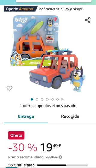 Bluey Family Cruiser, Caravana Familiar del Perrito Azul de la Televisión por 19,49€.