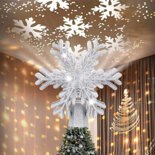Estrella Punta Arbol Navideño Copo Nieve Proyector Luces Led por $599 | Descuento Mercadolibre