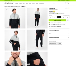 Chándal Capucha Hombre Up por solo 11,99€