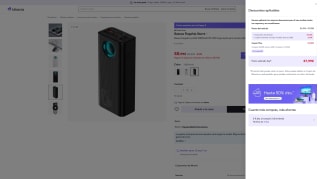 Baseus Cargador portátil 30000mAh PD 65W por 37,99€