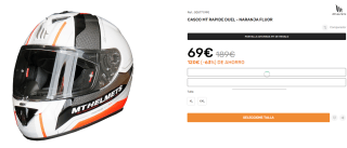 Casco MT Rapide Duel. por 69€