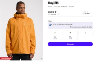 Chaqueta Hard Shell para Hombre Haglöfs KOYAL por 83€