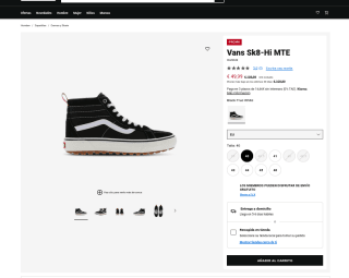 Zapatillas Vans Sk8-Hi Hombre MTE por 49,99€