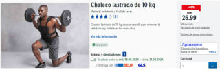 Chaleco lastrado de 10 kg por 22,49€