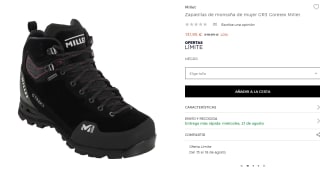 Botas de montaña de mujer GR3 Goretex Millet por 131.95€