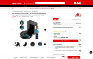 Cecotec Conga 9990 AI Spin Revolution Ultra Power Home por 245,65€