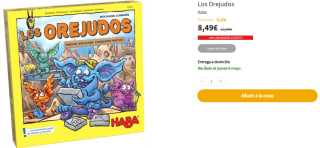 Juego de mesa Los Orejudos por 8.49€