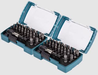 Makita D-74762 Schroefbitset 32-delig- 2 stuks voor €19,95 bij Ibood