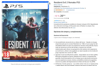 Juego Resident Evil 2 Remake PS5 por 26,99€