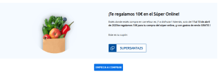Para todos 10€ gratis para tu compra en Super Carrefour + envío gratis