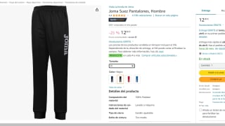 Pantalon deportivo Joma Suez de Hombre desde 12€