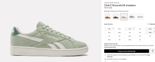Reebok Club C Grounds Uk sneakers voor €55 in de Reebok store
