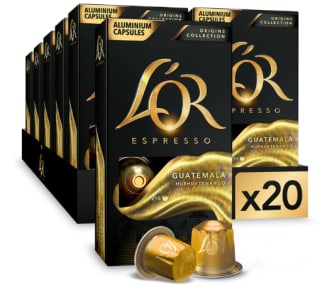 200 Cápsulas L'OR Espresso Guatemala por 35.99€
